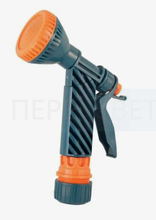 Душ-пистолет с фиксатотом и цангой под шланг