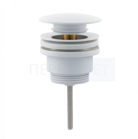 Донный клапан, латунь цвет белый, без перел. Vieir