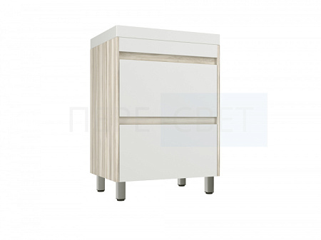 Монако Тумба Нап 600 3 ящ. п.ум. Cosmos 1200 Орин.Белый