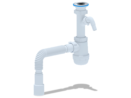 Сифон Ани Грот 1 1/2"* 40 с отв.с/м с г/т 40*40х50