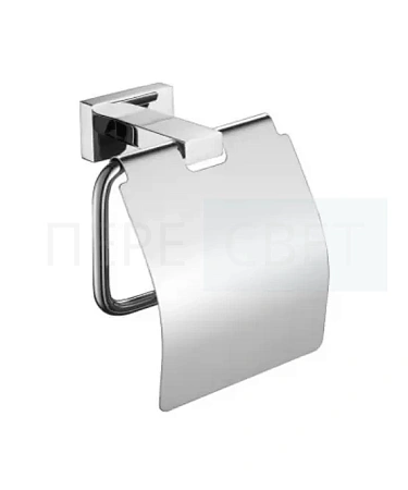 Держатель д/туалетной бумаги с крышкой, хром ViEiR