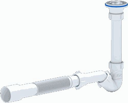 АНИпласт Сифон для биде 1 1/4х32 с трубой 32х40/50