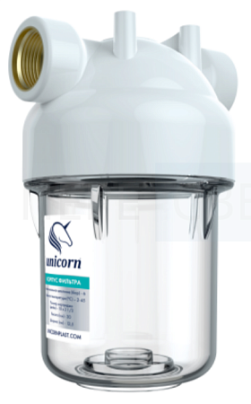 Магистральный фильтр 5" прозрачный корпус 3/4"