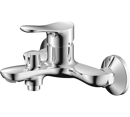 Смеситель д/ванны "Вейв", кор,нос катридж 35м