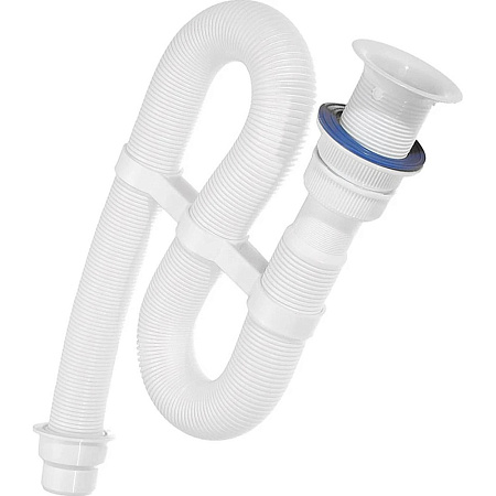 ВИР Сифон гофрированный белый 311