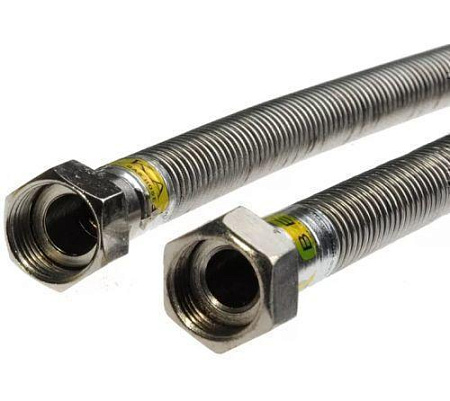 Подводка д/газа сильфон   3/4" х 1,5 г/г