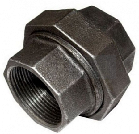 Американка  прямая 1 1/2" В/В чугун