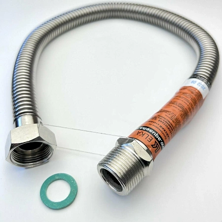 Подводка д/газа сильфон   3/4" х 2,0 г/ш