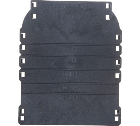 Торцевая заглушка универсальная для лотка водоотводного пластикового DN100 - пластиковая