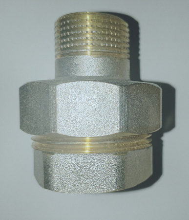 Американка TM прямая переходная 1" Вх 3/4"  хром