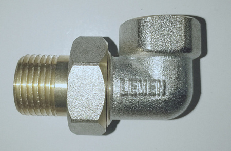 Американка TM угловая 11/2" Н/В хром
