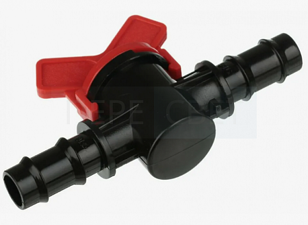 Кран проходный для шланга d25x25 прямой