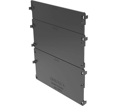 Торцевая заглушка универсальная для лотка водоотводного пластикового DN150 - пластиковая