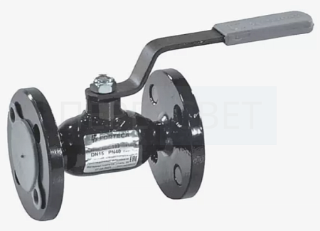 Кран шаровой стальной 11с67п Ду 32 Ру40 фл