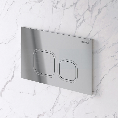 Кнопка д/инсталляции Cosmo 700 (хром/глянец) Grossman Кнопка д/инсталляции Cosmo 700 (хром/глянец) Grossman