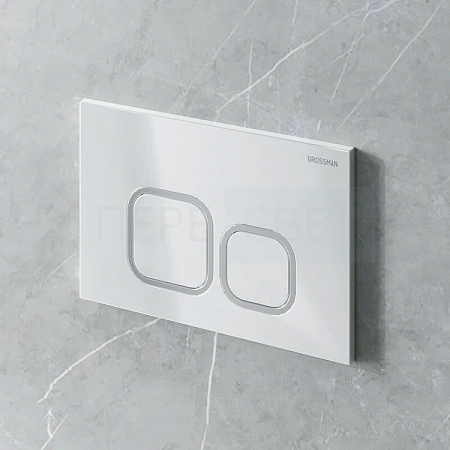 Кнопка д/инсталляции Cosmo 700 (белый/глянец) Grossman Кнопка д/инсталляции Cosmo 700 (белый/глянец) Grossman