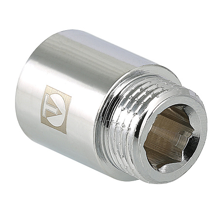 Удлинитель VALTEC  1/2 вн.х 15 мм ХРОМ
