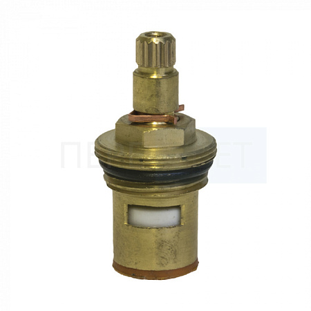 Кран-букса 1/2" керамика 15 шлицов