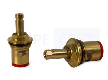 Кран-букса 1/2" керамика квадрат п/крест крупная/резьба