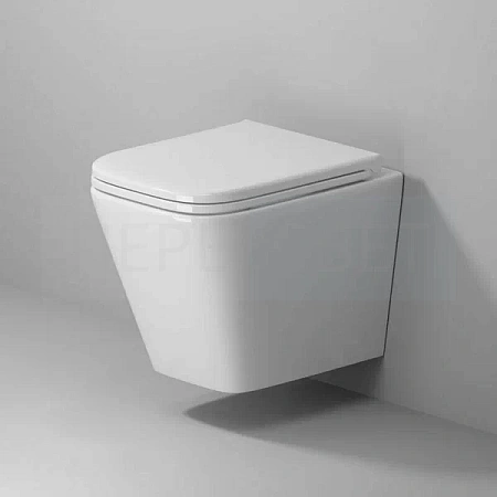 Унитаз Atrio NG-9303 подвесной безободковый с тонкой крышкой