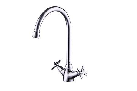 Смеситель д/кухни "Элика", маховики Смеситель д/кухни "Элика", маховики