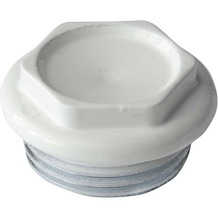 Пробка д/рад. белая 32 гл. левая