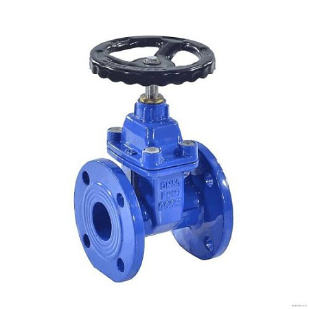 Задвижка чугун 30ч39р аналог МЗВ обрезиненный клин Ду 100 Ру16 Тмакс=120 oC фл Китай