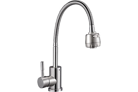 Смеситель д/кухни Ф35 "SOLONE" EZA4-A090 гиб.изли