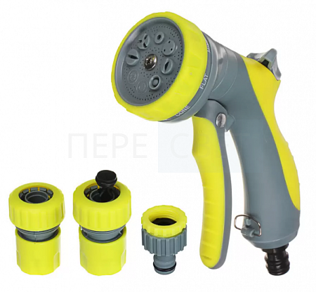 Набор для пол. (2 коннект. 1/2-3/4 ,Пистолет 8реж) Набор для пол. (2 коннект. 1/2-3/4 ,Пистолет 8реж)