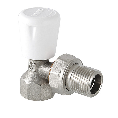 Клапан ручной угловой VALTEC 1/2" для рад.