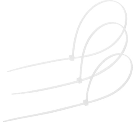 Хомут СТЯЖКА пластик белый 3 (2,5)х150 (100 шт)