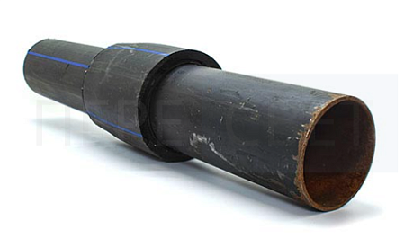 Переход ПЭ-сталь SDR11 неразъемный Дн160х159 нап