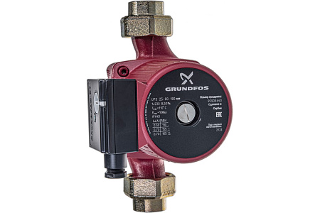 Насос GRUNDFOS UPS 25-80 с гайками  (220)