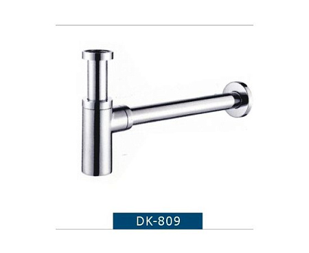 Сифон бутылочный МЕТАЛЛИЧЕСКИЙ ХРОМ