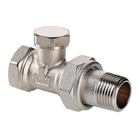 Клапан настроечный прямой VALTEC 1/2" для рад.