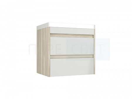 Монако Тумба подвес. 580  п/ум Andrea 58 белый