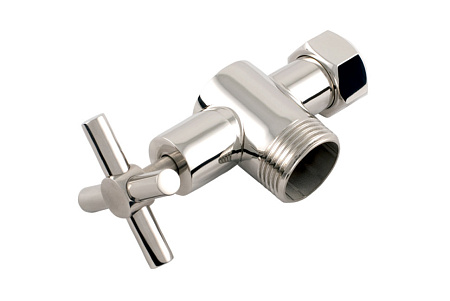 Вентиль угловой, ручка крест 1"х3/4" г/г для п/суш.