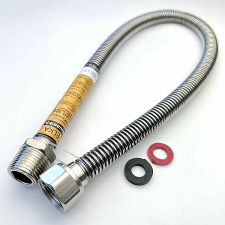 Подводка д/газа сильфон   3/4" х 0,5 г/ш