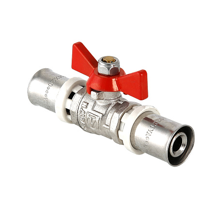 Кран  шаровый под пресс16мм