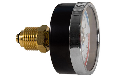 Термоманометр 120С 1,0МПа Дк80 G1/4"осевой в/к перех G1/2" L=40мм