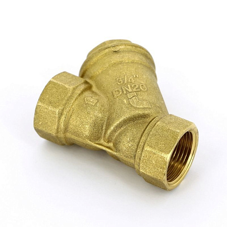 Фильтр д/воды косой  3/4" в/в латунь