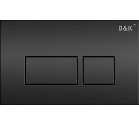 Кнопка д/инсталляции чёрная  D&K DB1439025