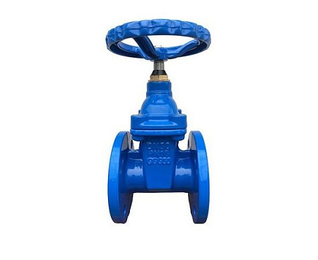 Задвижка чугун 30ч39р аналог МЗВ обрезиненный клин Ду 125 Ру16 Тмакс=120 oC фл Китай