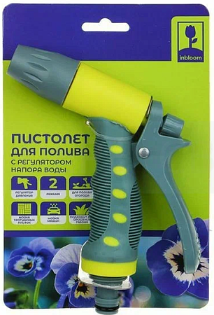 Пистолет для полива с регулятором INBLOOM Пистолет для полива с регулятором INBLOOM