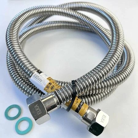 Подводка д/газа сильфон  1/2" х 0,8 г/г