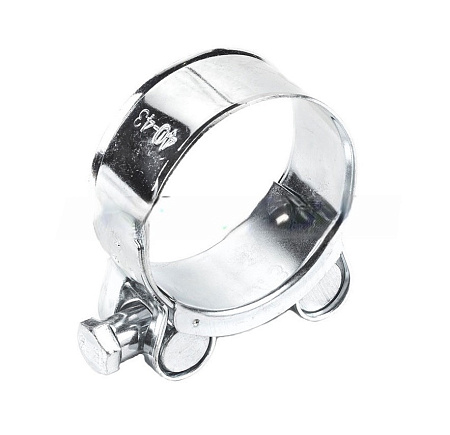 Хомут одноболтовой 40-43 мм  СИЛОВОЙ