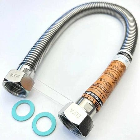 Подводка д/газа сильфон   3/4" х 0,6 г/г