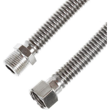 Подводка д/газа сильфон  1/2" х 0,3 г/ш