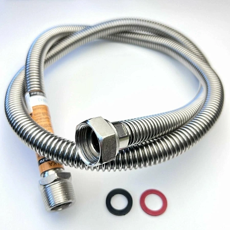 Подводка д/газа сильфон  1/2" х 0,6 г/ш