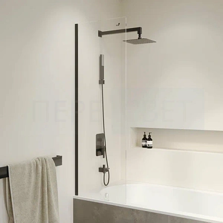 Штора RGW 50*150 чёрный , прозрач, 6мм